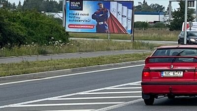 II/634, ul. Okružní, České Budějovice, v provozním staničení 0,019 km, vpravo